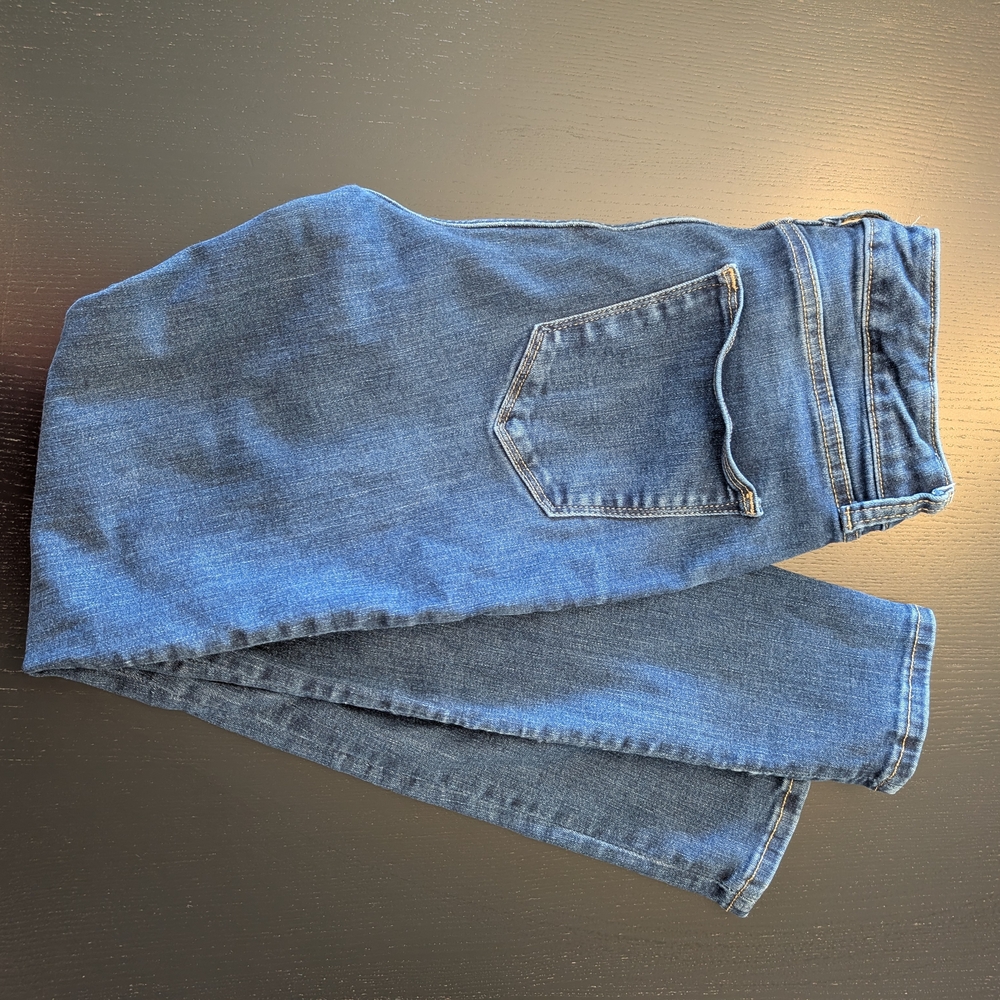 3 For $24 Arizona Jean Company Deep Blue Jeggings - Picture 3 of 7